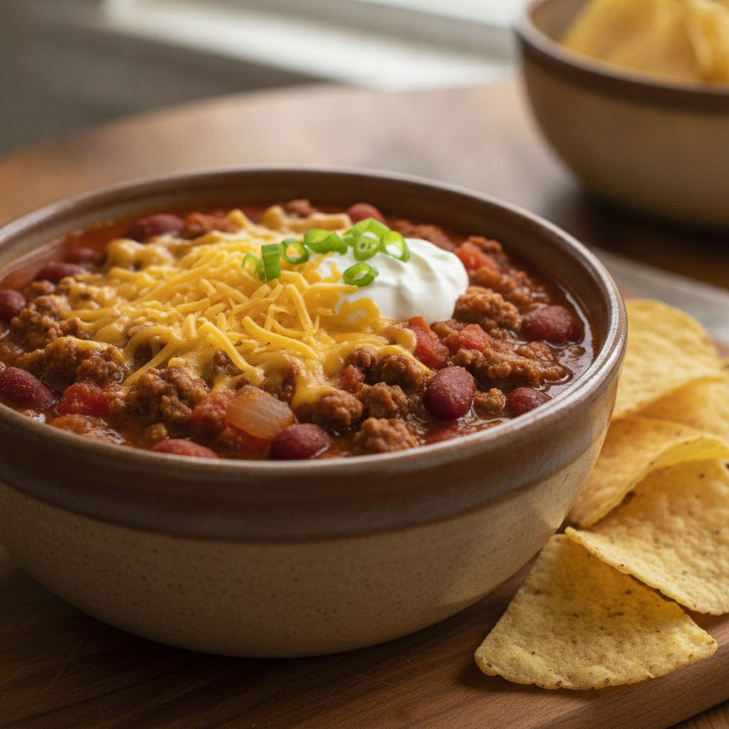 Instant Pot Ground Beef Chili