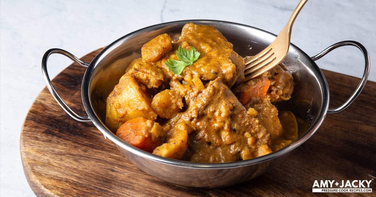 Curry de poulet Instant Pot