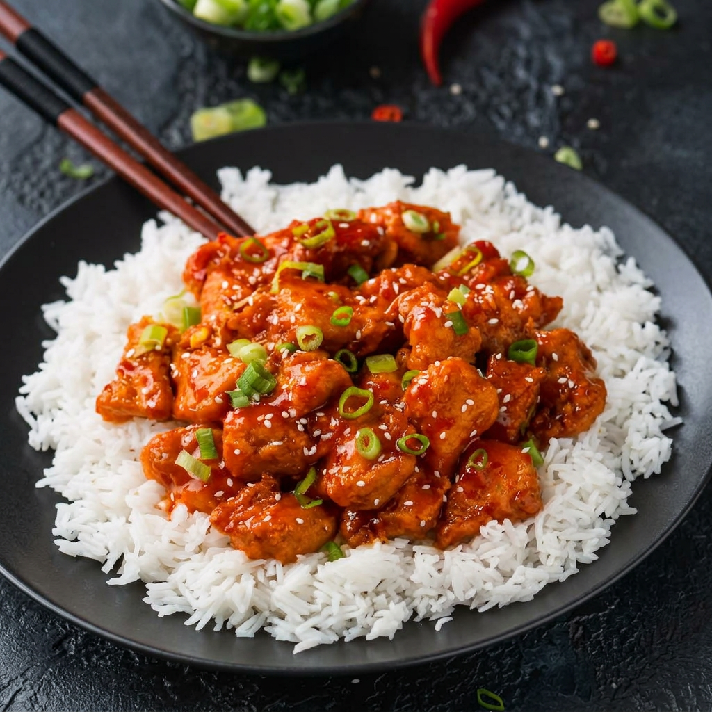Général Tao Maison - Version Douce et Moins Sucrée (Instant Pot)