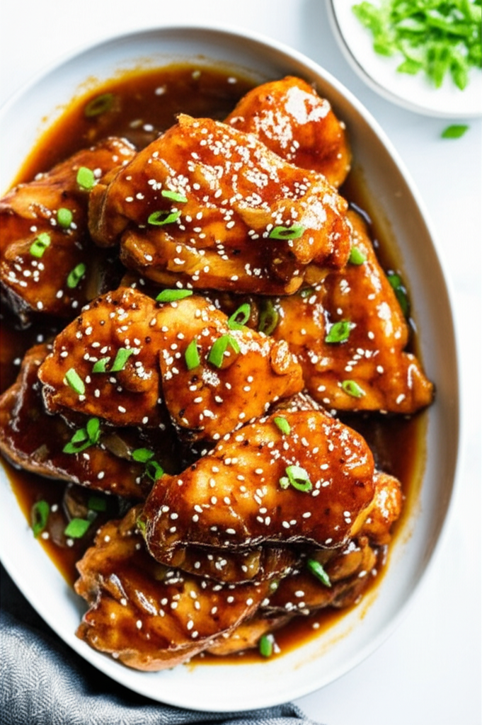 Poulet au miel et sésame à l'Instant Pot
