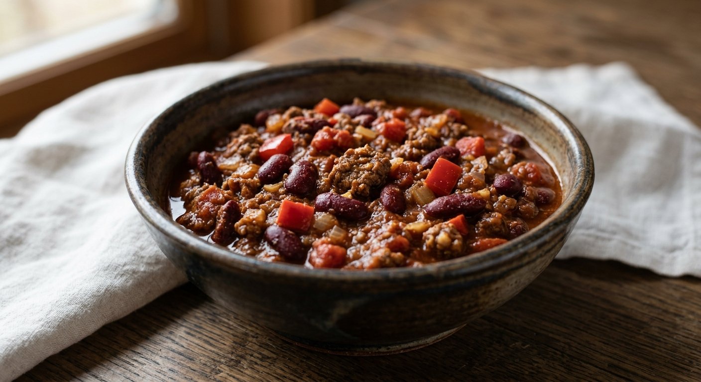 Chili con carne pour le thermos